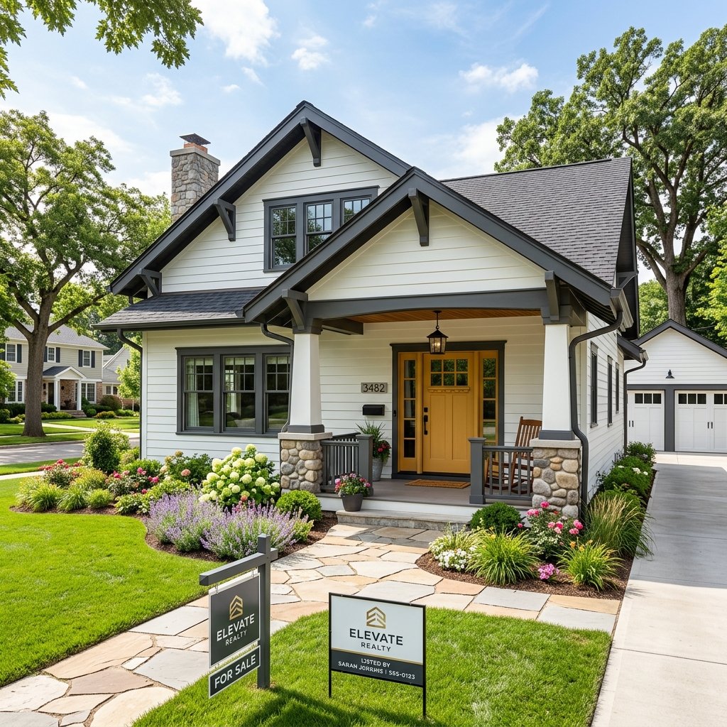 Renovated investment property showing curb appeal transformation